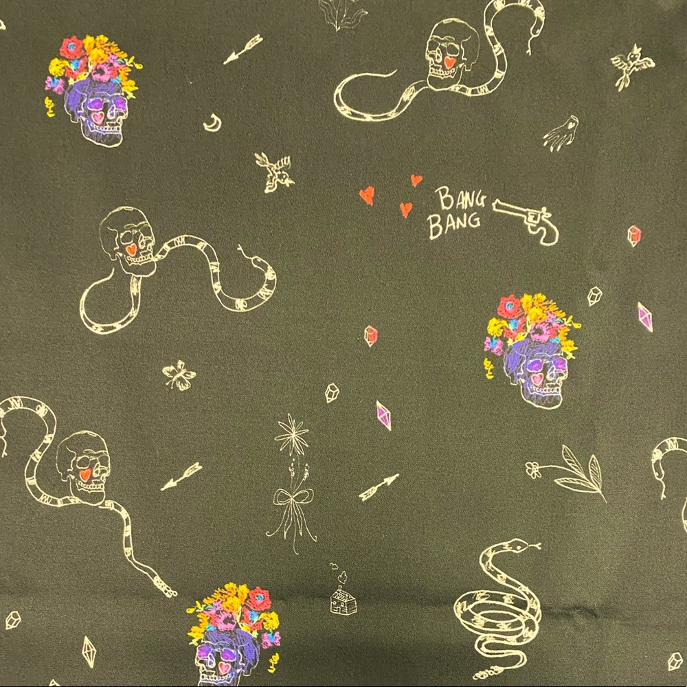 Spooky season fabric. Limited quantity. Tailored to fit/Custom style